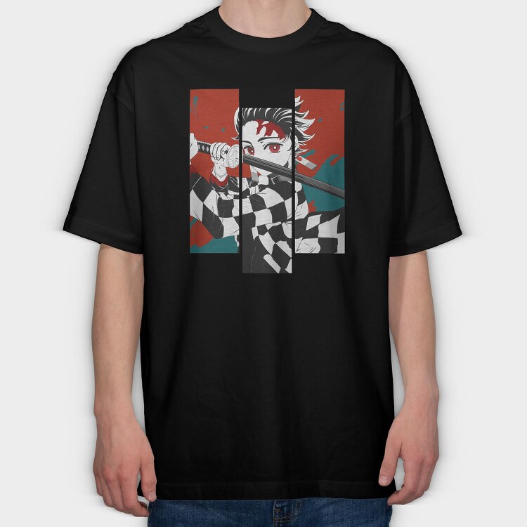Demon Slayer 71, Tricou Oversize Barbati (Unisex)