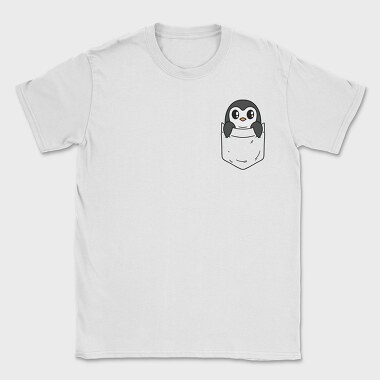 Pocket Penguin, Tricou Barbati (Unisex)