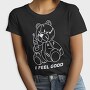 Drunk Teddy Vibes, Tricou Femei