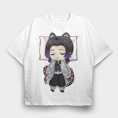 Demon Slayer Pillow 3, Tricou Oversize Barbati (Unisex)