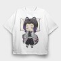 Demon Slayer Pillow 3, Tricou Oversize Barbati (Unisex)