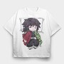 Demon Slayer Pillow 5, Tricou Oversize Barbati (Unisex)