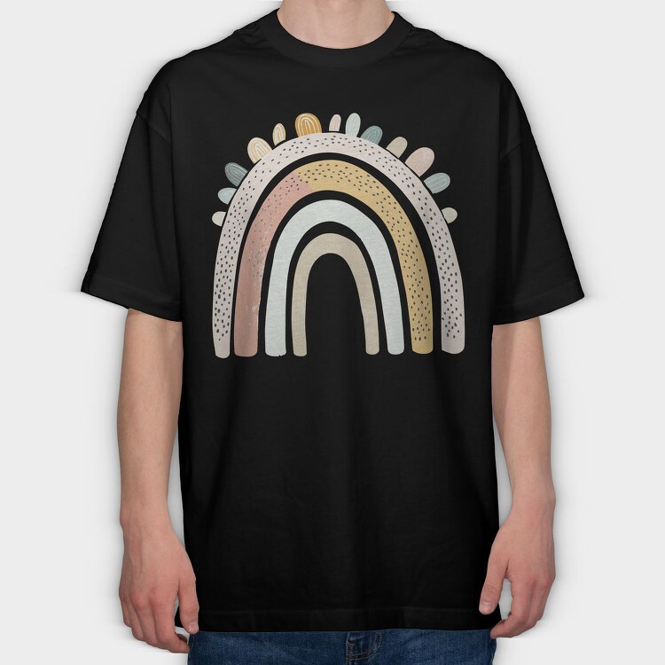 Boho Lover Arch, Tricou Oversize Barbati (Unisex)
