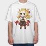 Demon Slayer Pillow 2, Tricou Oversize Barbati (Unisex)