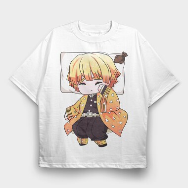 Demon Slayer Pillow 6, Tricou Oversize Barbati (Unisex)