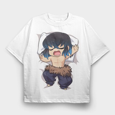 Demon Slayer Pillow 7, Tricou Oversize Barbati (Unisex)
