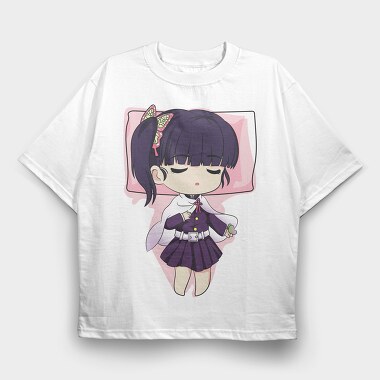 Demon Slayer Pillow 8, Tricou Oversize Barbati (Unisex)