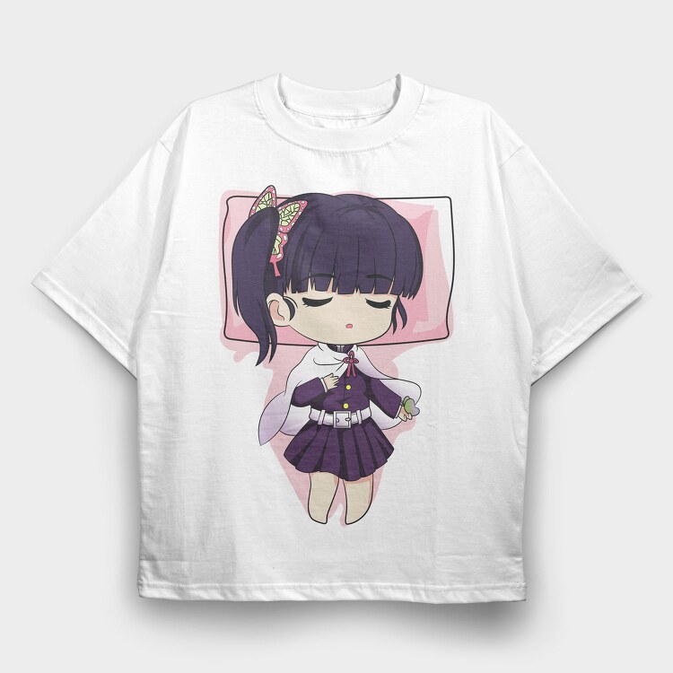 Demon Slayer Pillow 8, Tricou Oversize Barbati (Unisex)