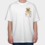 Pug in Pocket, Tricou Oversize Barbati (Unisex)