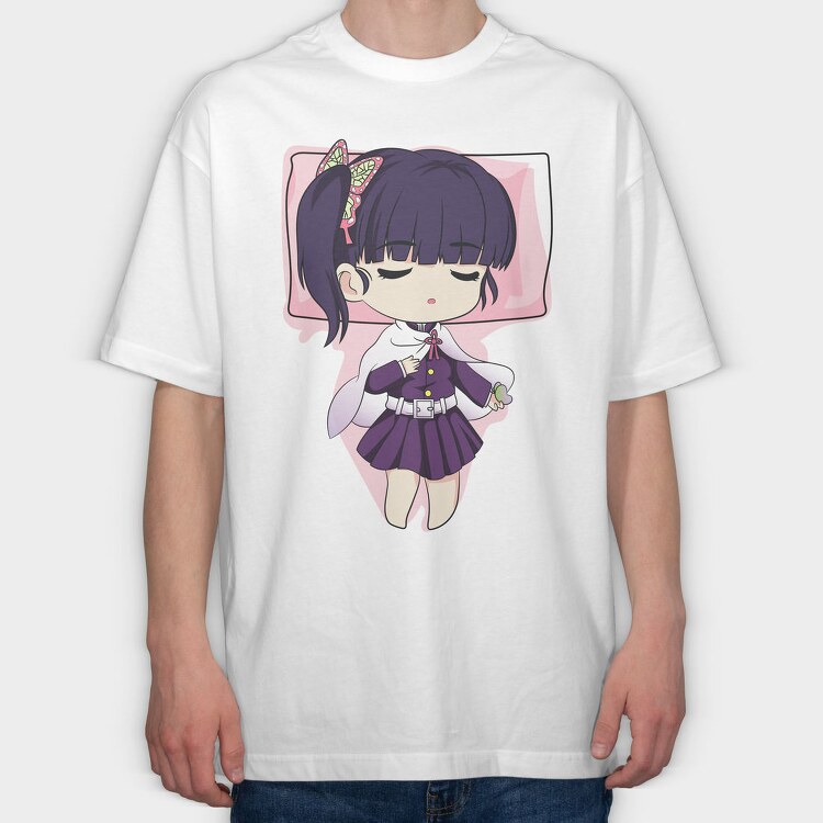 Demon Slayer Pillow 8, Tricou Oversize Barbati (Unisex)