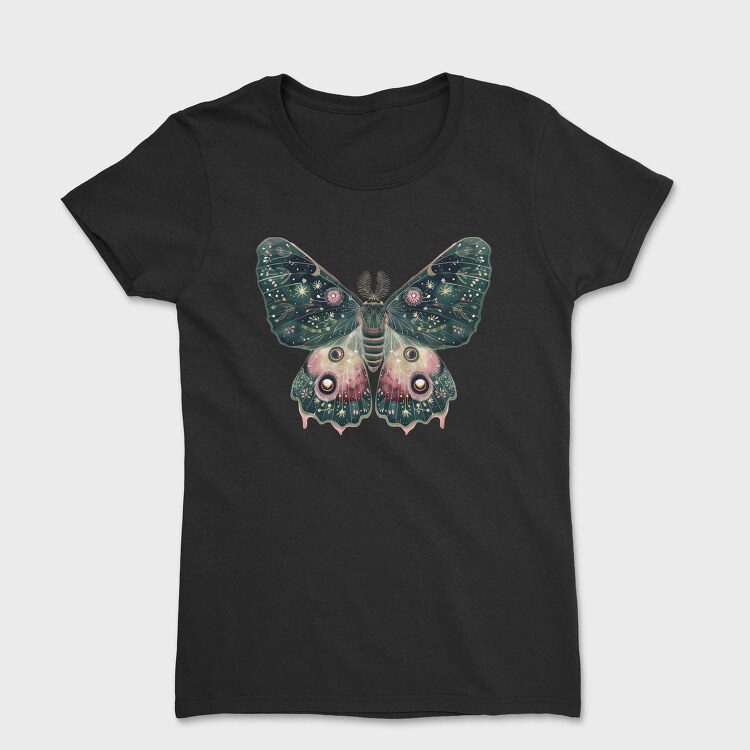 Boho Moth Celestial, Tricou Femei