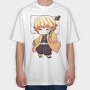 Demon Slayer Pillow 6, Tricou Oversize Barbati (Unisex)