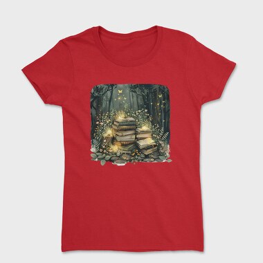 Books Nature Flowers, Tricou Femei