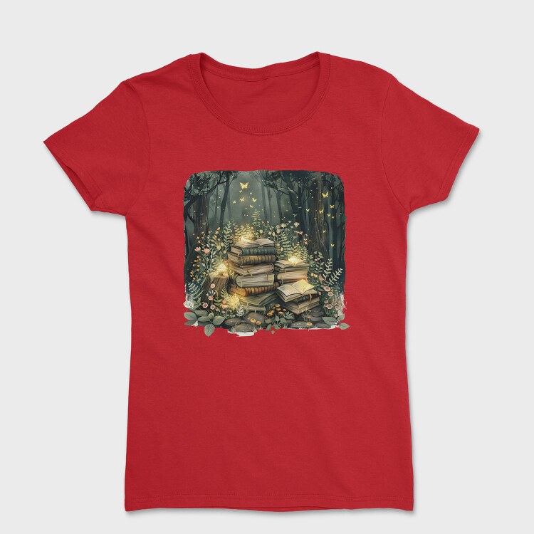 Books Nature Flowers, Tricou Femei