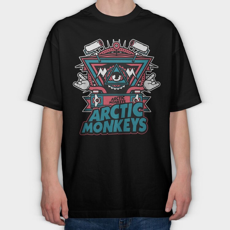 Arctic Monkeys Eye Drop, Tricou Oversize Barbati (Unisex)