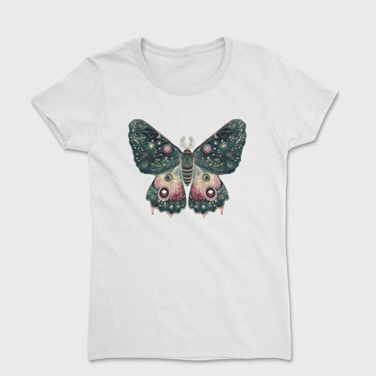 Boho Moth Celestial, Tricou Femei