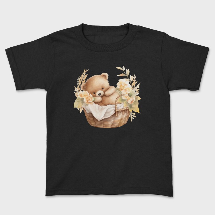 Boho Teddy Basket, Tricou Copii