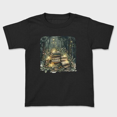 Books Nature Flowers, Tricou Copii