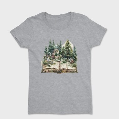 Book Illustration Nature, Tricou Femei