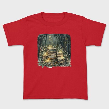 Books Nature Flowers, Tricou Copii