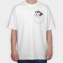 Possum Pocket, Tricou Oversize Barbati (Unisex)