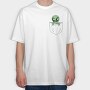 Alien Pocket, Tricou Oversize Barbati (Unisex)