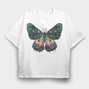 Boho Moth Celestial, Tricou Oversize Barbati (Unisex)