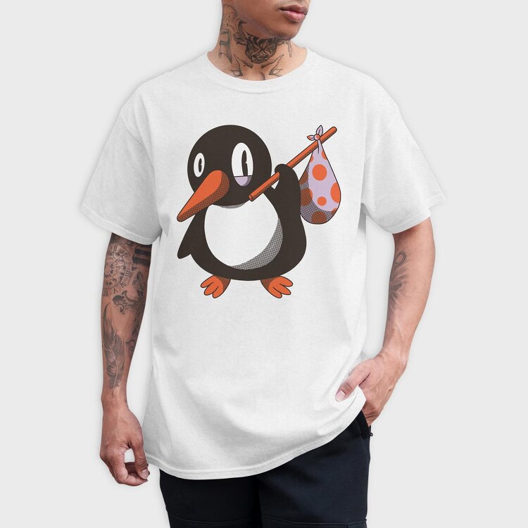 Penguin, Tricou Barbati (Unisex)