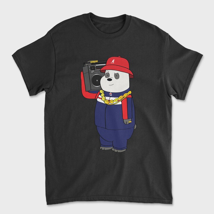Party Bear Boombox, Tricou Barbati (Unisex)