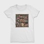 Books Shelves Flowers, Tricou Femei