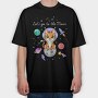 Space Tiger Adventure, Tricou Oversize Barbati (Unisex)