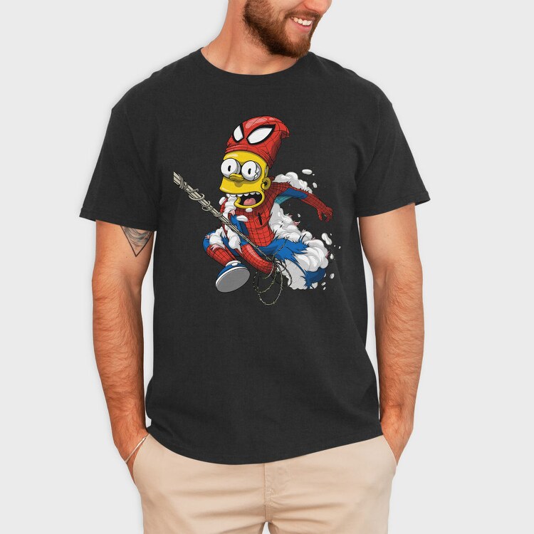 Spider Simpson Escape, Tricou Barbati (Unisex)