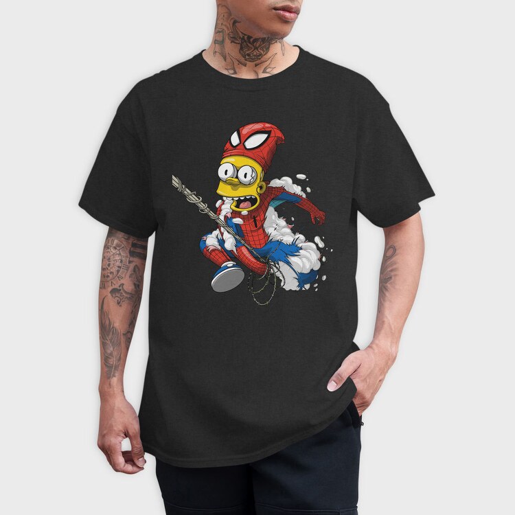 Spider Simpson Escape, Tricou Barbati (Unisex)