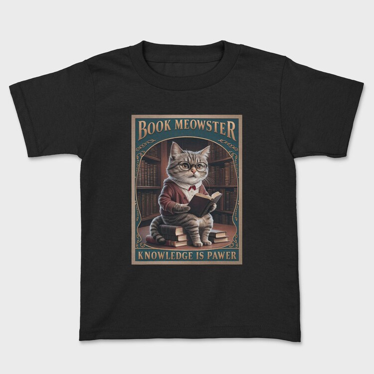 Book Meowowster, Tricou Copii