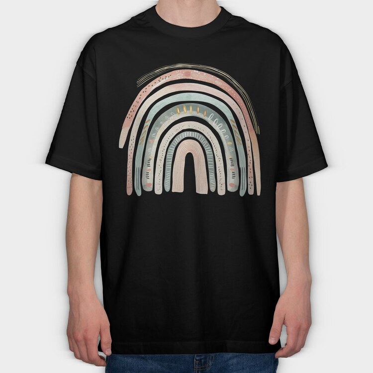 Boho Magic Clip, Tricou Oversize Barbati (Unisex)