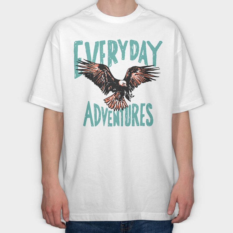 Everyday Adventures, Tricou Oversize Barbati (Unisex)