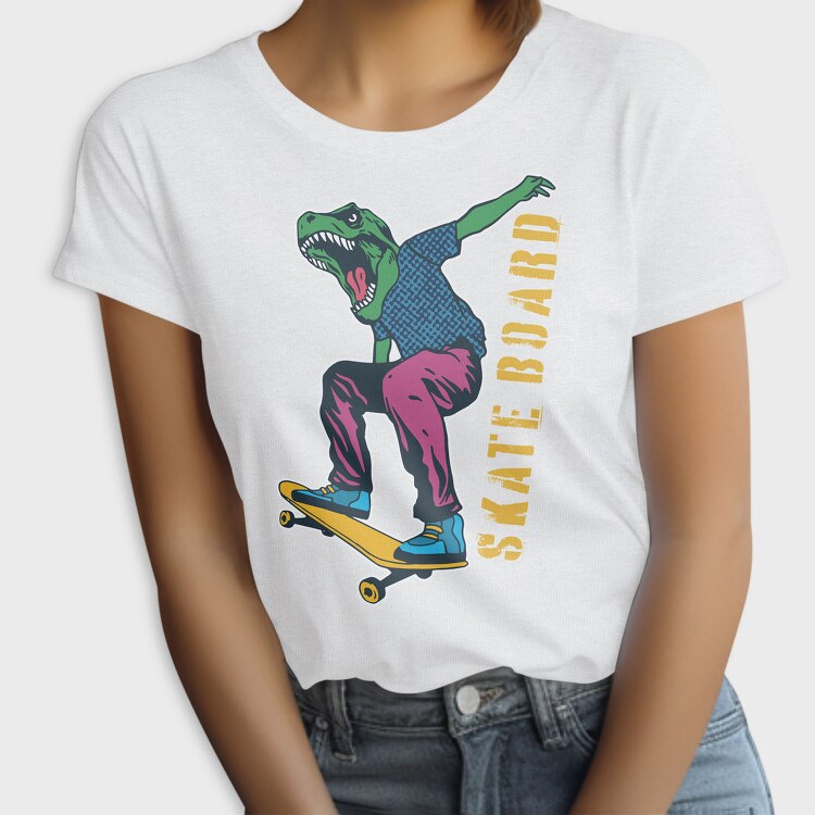 Dino Skate Vibes, Tricou Femei