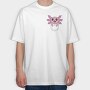 Happy Pocket Axolotl Animal, Tricou Oversize Barbati (Unisex)