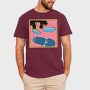 Skate Shoe Vibe, Tricou Barbati (Unisex)