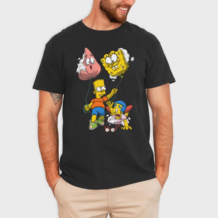 Spongebob Streetwear, Tricou Barbati (Unisex)