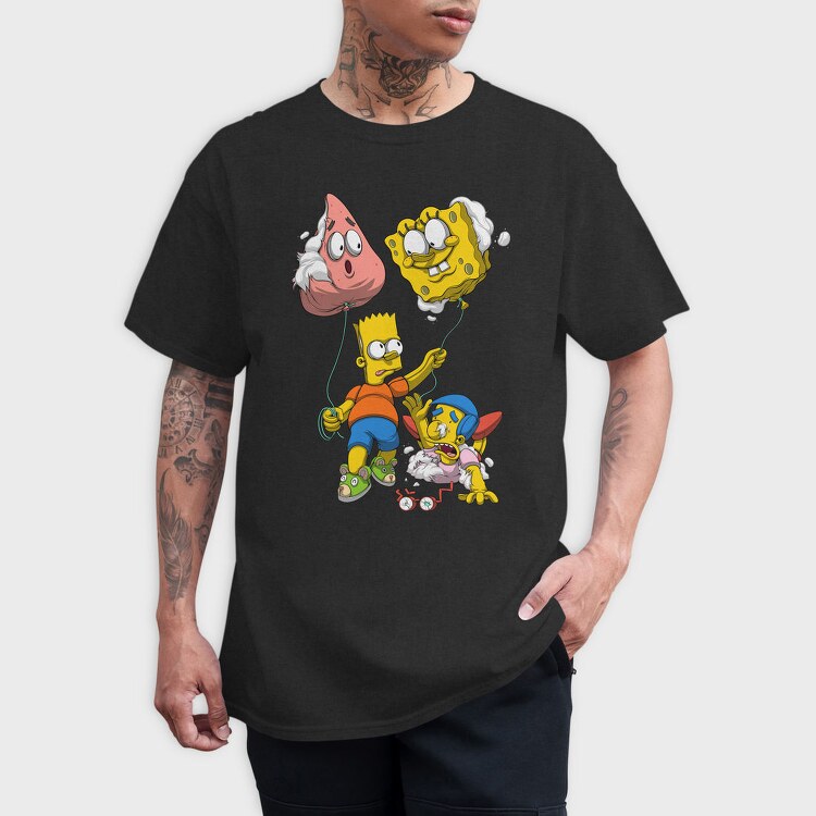 Spongebob Streetwear, Tricou Barbati (Unisex)