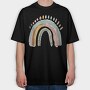 Boho Magic Rainbow, Tricou Oversize Barbati (Unisex)