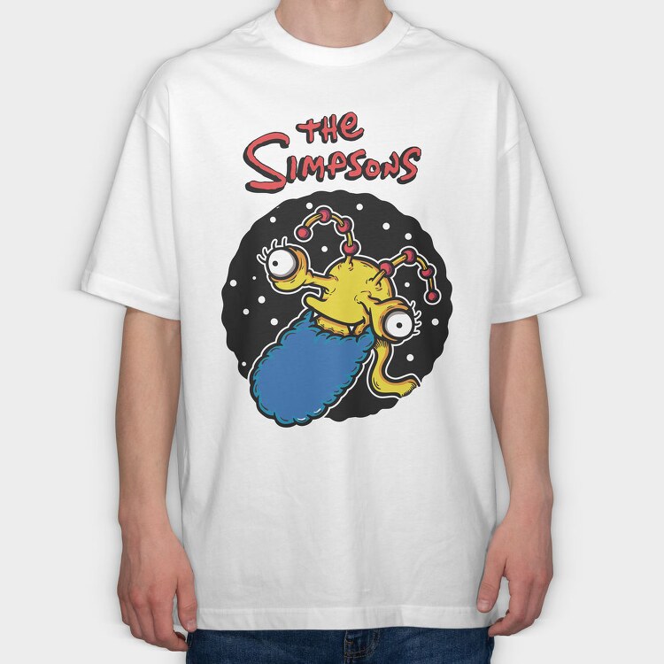 Alien Space Explorer, Tricou Oversize Barbati (Unisex)