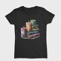 Books Stack Candles, Tricou Femei