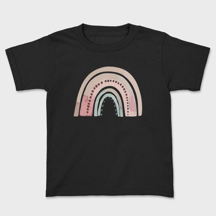 Boho Pastel Rainbow, Tricou Copii