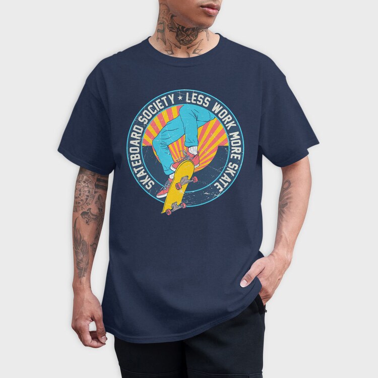 Skate Society Vibes, Tricou Barbati (Unisex)