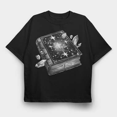Book Stars Gems, Tricou Oversize Barbati (Unisex)