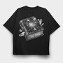 Book Stars Gems, Tricou Oversize Barbati (Unisex)