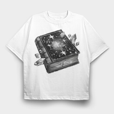 Book Stars Gems, Tricou Oversize Barbati (Unisex)