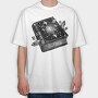 Book Stars Gems, Tricou Oversize Barbati (Unisex)